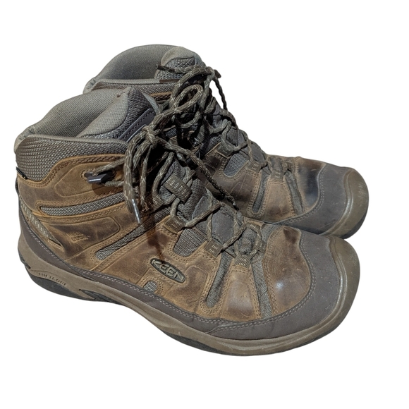 KEEN Circadia Mid Height Waterproof Hiking Boots 11.5 Mens Gorpcore Brown main image 10